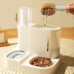 Pet Feeder and Water Dispenser Automatic Gravity Flow 3l for Cats and Small Dogs Cucciolini Doodles Pet feeder and water dispenser automatic gravity flow 3l for cats and small dogs cucciolini doodles