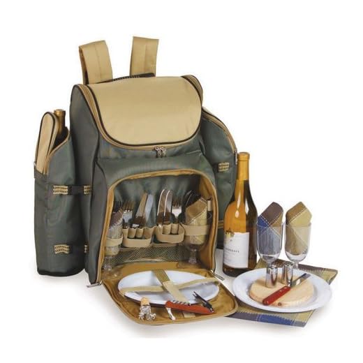 Picnic Plus Tandoor 4 Person Deluxe Picnic Backpack