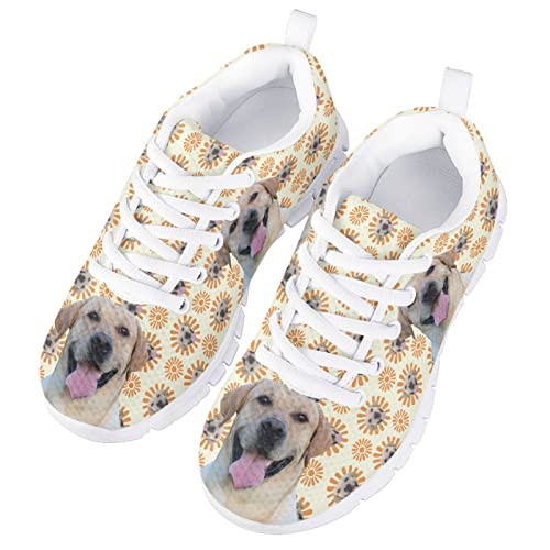 Yzaoxia Sneakers for Girls Kids Running Shoes Light Weight Non-Slip Comfortable Sneakers Breathable Mesh Walking Athletic Size 11-53