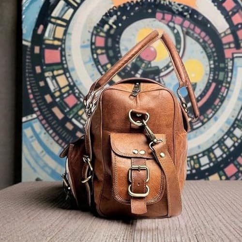 Maletín de cuero para hombre, para laptop 18 pulg. miniatura 5