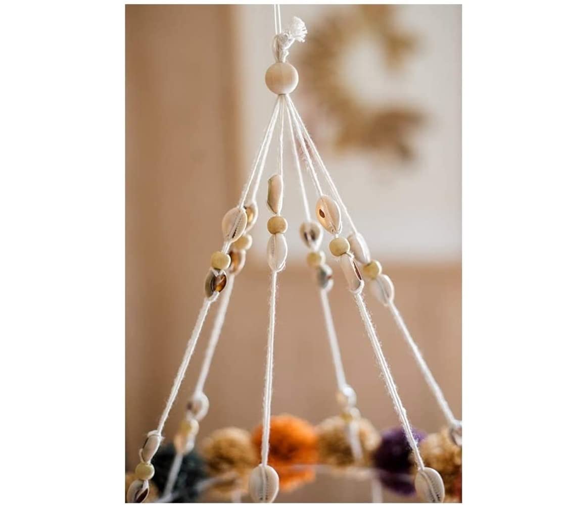 Scacciapensieri Da Appendere Stile Strega - 2 Pezzi In Rattan E Metallo Per Esterni - Foto 10