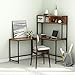 Tribesigns L-Shaped Desk with Hutch,55