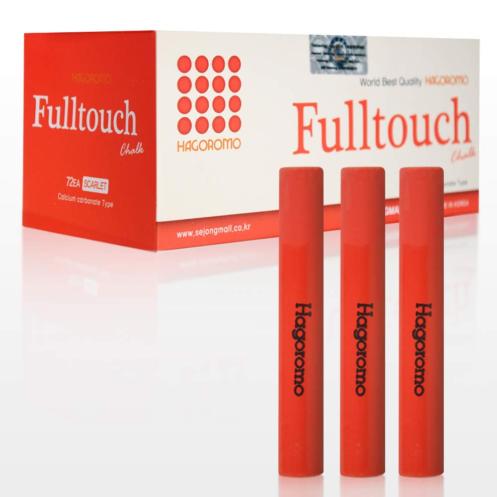 Hagoromo Fulltouch Color Chalk 1 Box [72 Pcs/Yellow Green] — Amazon image 16