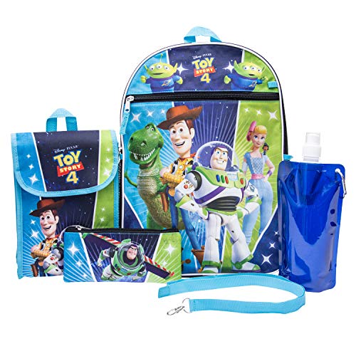 Toy Story Backpack Combo Set: Disney Pixar Boys  6 Piece   Woody   Buzz Lightyear   Lunch
