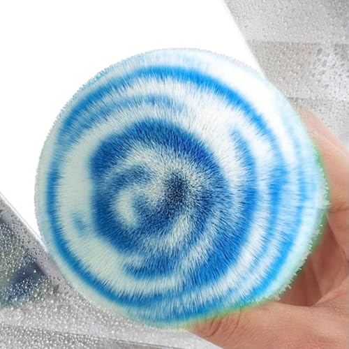 Cepillo de limpieza de baño – Cepillo de limpieza de tina en forma de bola | Perfecto para propietarios de viviendas, inquilinos, hoteles, apartamentos, propietarios, oficina, tocador, restaurante