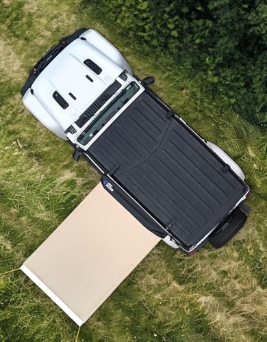 Joytutus 25-AWA-1008-GY Vehicle Awning 6.6'X8.2' Roof Rack Pull-Out Sun Shade Uv50+, Weatherproof 4X4 Side Awning For Camping, Car Awning With Adjustable Hardware, Quick Set-Up, Suv/Truck/Van/Jeep thumb #4