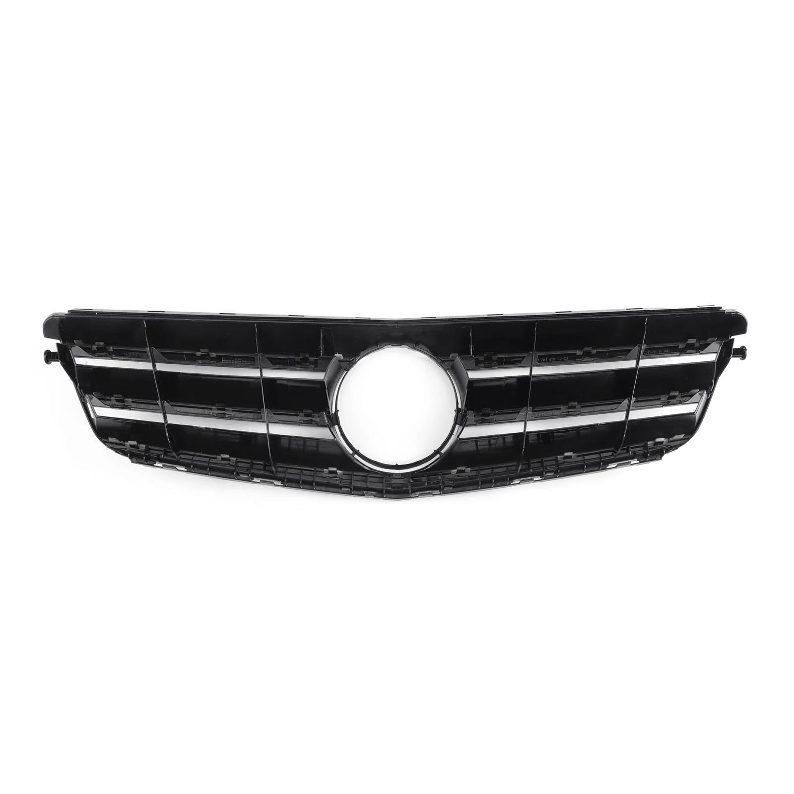 Calandre centrale avant à LED noire W204 pour grille de radiateur C300 C350 2008-2014