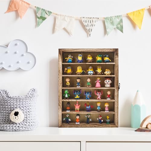 Image of 12x16 Shadow Box Frame with Removable Shelves,Collectible Display Shelves Case,Military Challenge Coin Display Case,Wood Shadow Boxes Display Cases for Keepsake,Pictures
