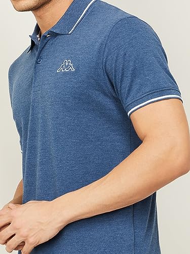 Image of Kappa Men Cotton Regular Fit Solid T Shirt