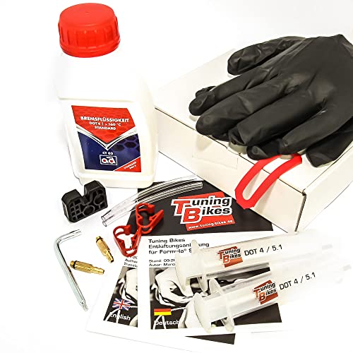 TB Kit de Purge pour Freins à Disque Formula - kit de Purge avec Liquide de Frein DOT4 - pour Freins de vélo