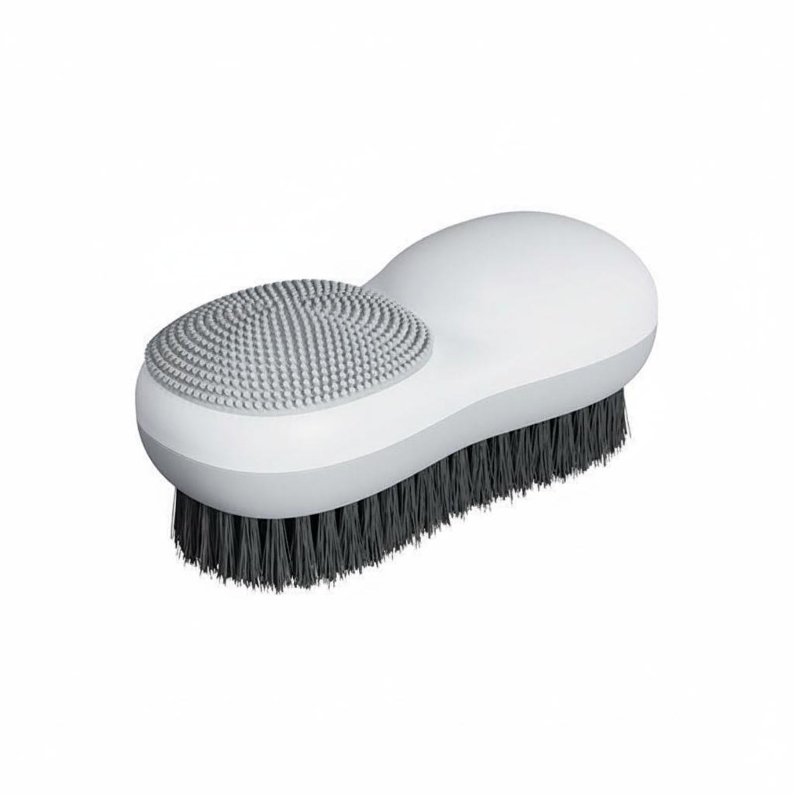 ATORSE Multi-Purpose Double Sided Laundry Brush Multifunctional Soft Bristle Scrub Brush Comfortable Grip, White-image-46
