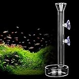 Shrimp Feeding Tube and Dish,Clear Crystal Glass...