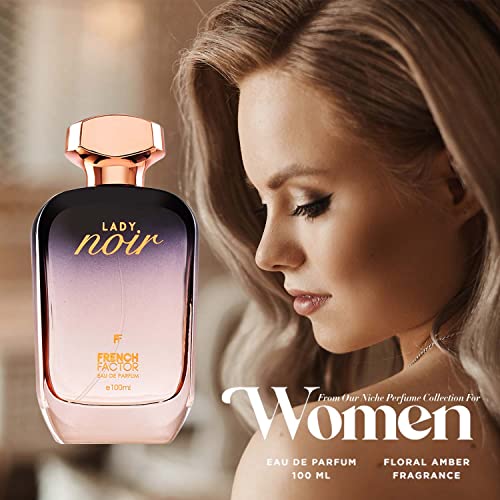Image of Unlock Elegance with The French Factor Lady Noir 100ml Perfume for Women - Long-Lasting Sophistication and Allure