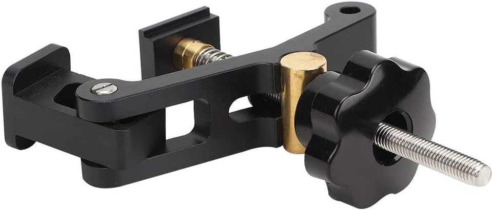 Hold Down Clamp for Woodworking, Fixing Fixtures Carpentry Tool Compatible with 30 Type / 45 Type Chute, Adjustable Three Stage, Anti Skid Rubber Gasket