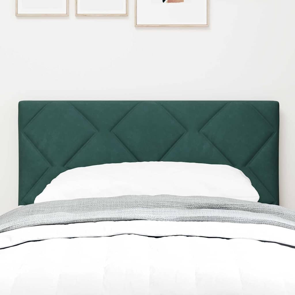 Cabecero verde oscuro 80 cm terciopelo 78/88 cm ajuste altura madera de pino dormitorio invitados habitación juvenil