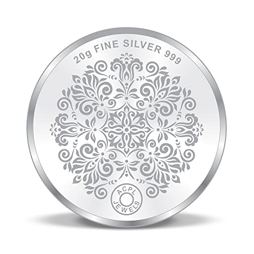 Image of ACPL Precious Moments BIS Hallmarked Ashta Laxmi Silver Coin 999 Pure with Gift Box