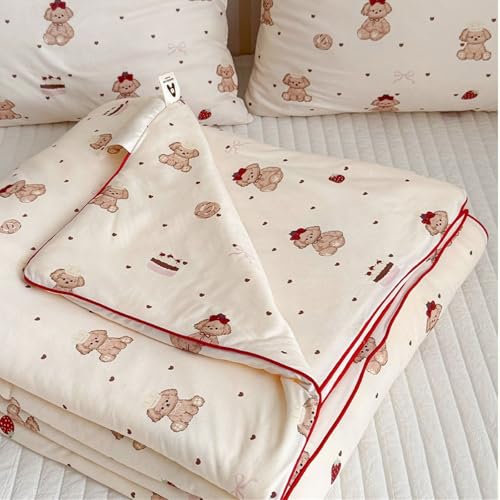 Couette fine en coton tricoté respirante pour été léger - 7