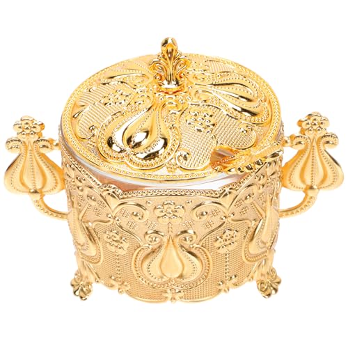 Cuisine déco avec ce pot à sucre vintage d'aspect doré - 2