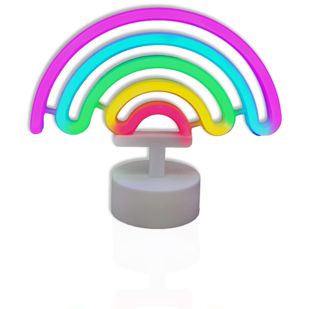 The Glowhouse Neon Rainbow Led Light Stand Bar Lamp Home Nursery Room