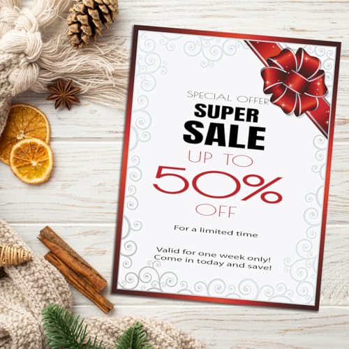 PaperDirect Charming Christmas Assortment Stationery, Letters, Cards, Invites, Border Papers, Letterhead 8.5 x 11, 25 or 100 sheets, Elegant Premium Business Corporate Writing Paper - Image 7