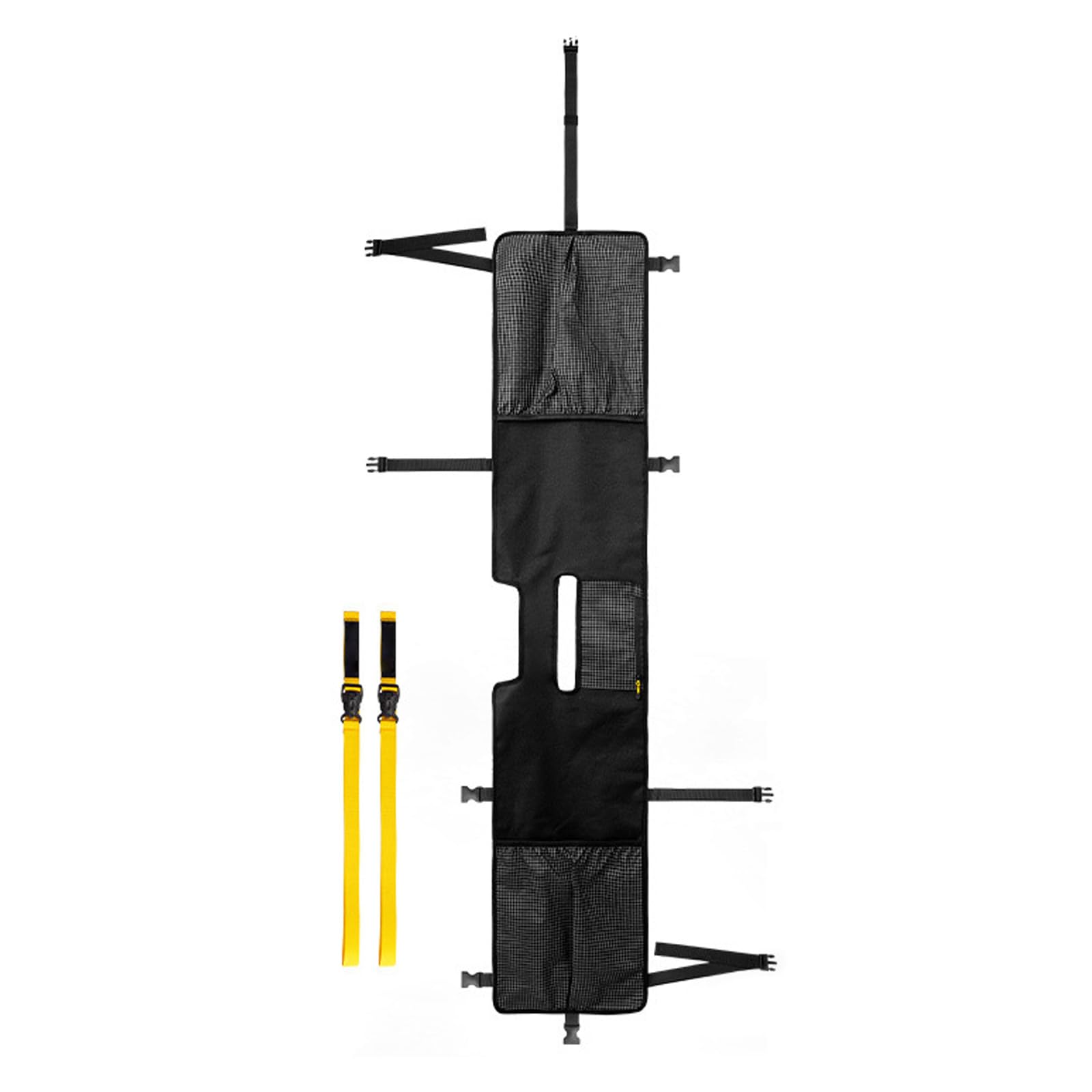 Housse de sangle de snowboard avec poche élastique pour divers snowboards, grands compartiments latéraux, sac de rangement de voyage pour planche à ski