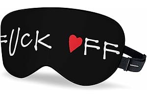 WONDERTIFY Fuck Off Eye Mask: Restful Sleep, Witty Style