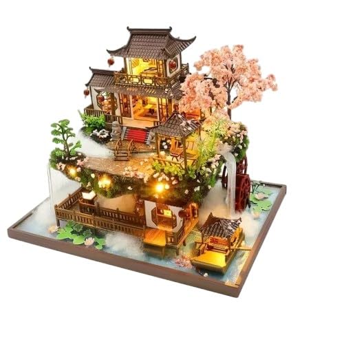 Amazon | ミニチュアドールハウスキット ミニチュア 手作りキャビン