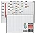 24"x36" Magnetic Planning Schedule Dry Erase Board Kit,Aluminum Frame