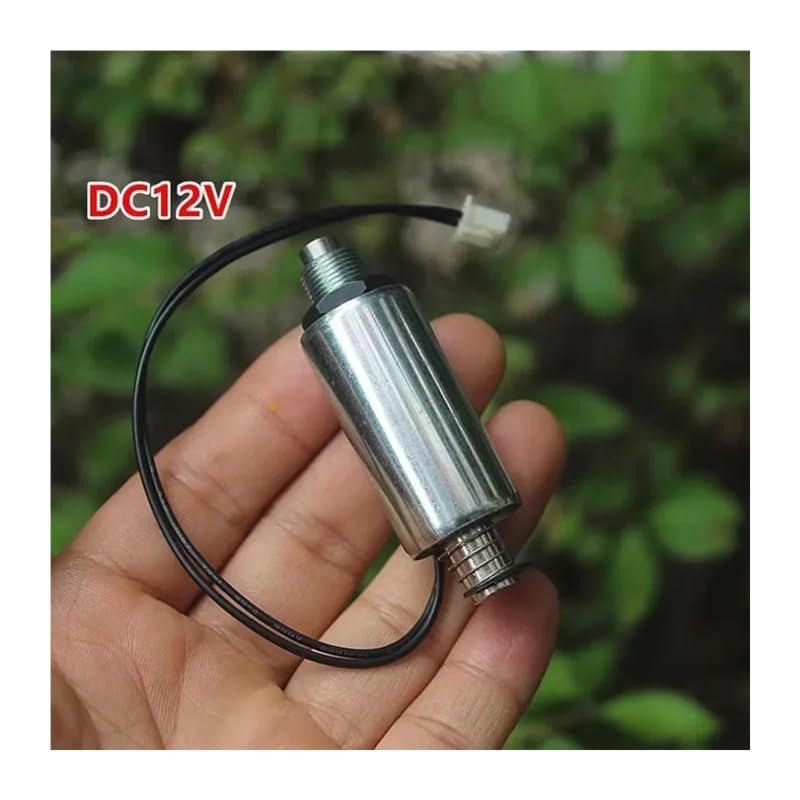 Électroaimant cylindrique solénoïde 12V CC push-pull 19mm pour éliminer les blocages mécaniques