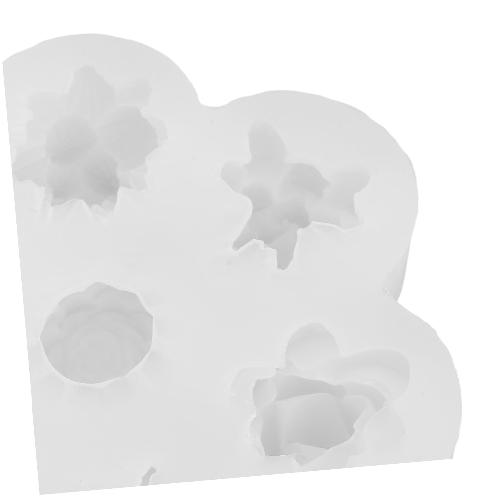 Gatuida 2piezas Molde para Velas de Aromaterapia Cavidades Forma de Cactus y Flores Molde de Silicona para Manualidades y Velas Perfumadas para Hacer Postres y Jabones
