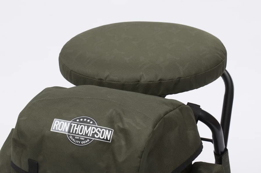 Chaise à Dos Ron Thompson Heavy Duty V2 - Sac à Dos Avec Tabouret Intégré Hauteur 50 Cm - Camouflage