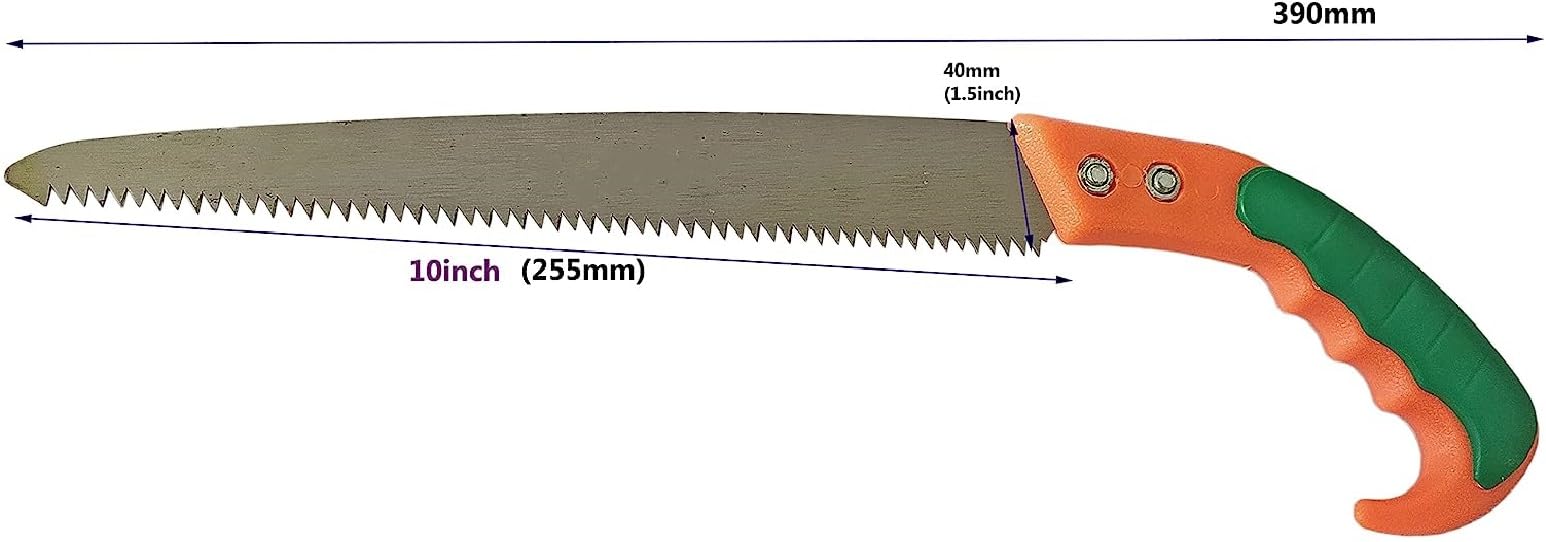 Inditrust New Professional Pruning Saw 12 inch Curved Blade 3 Edge Sharpen Teeth (1pc) 1