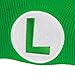 Bioworld Super Mario Luigi Logo Embroidery Standard Cuff Acrylic Knit Beanie Cuff Beanie