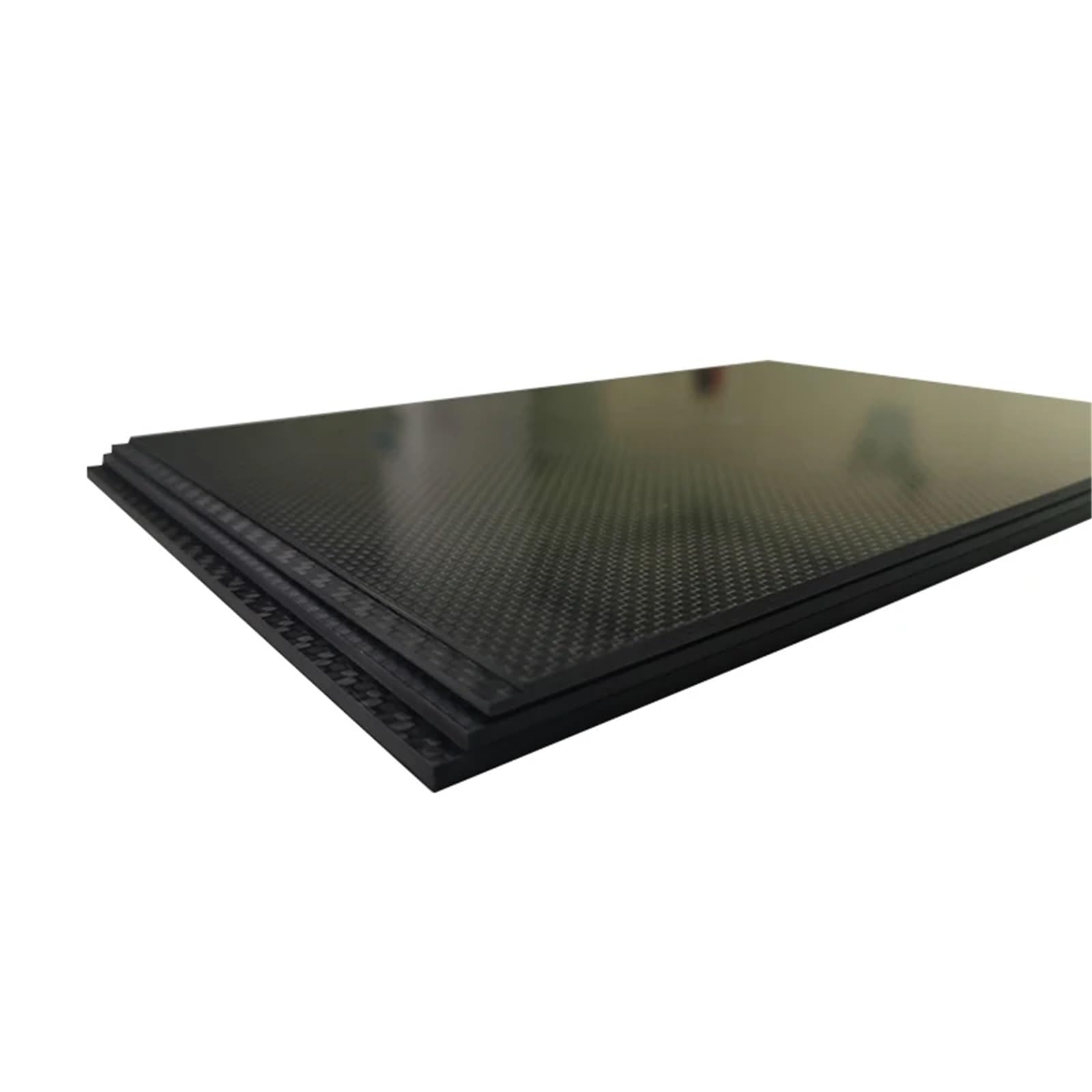 1 piastra in vera fibra di carbonio 3K (195x245 mm) - Materiale composito leggero e resistente for veicoli e giocattoli RC(3.0mm plain matte)