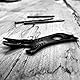 Gerber Multi-Tool und Schlüsselanhänger, Shard Black Keychain Tool Card, Länge: 6,9 cm, Gewicht: 17 g, 31-002965