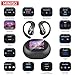 MINISO MS188 Ai Language Translator Earbuds, Real Time Translator Earbuds,OWS LCD Touchscreen Translator Bluetooth Headphones Support 135 Languages & Accents,​​for Android & Apple, Black(with App)