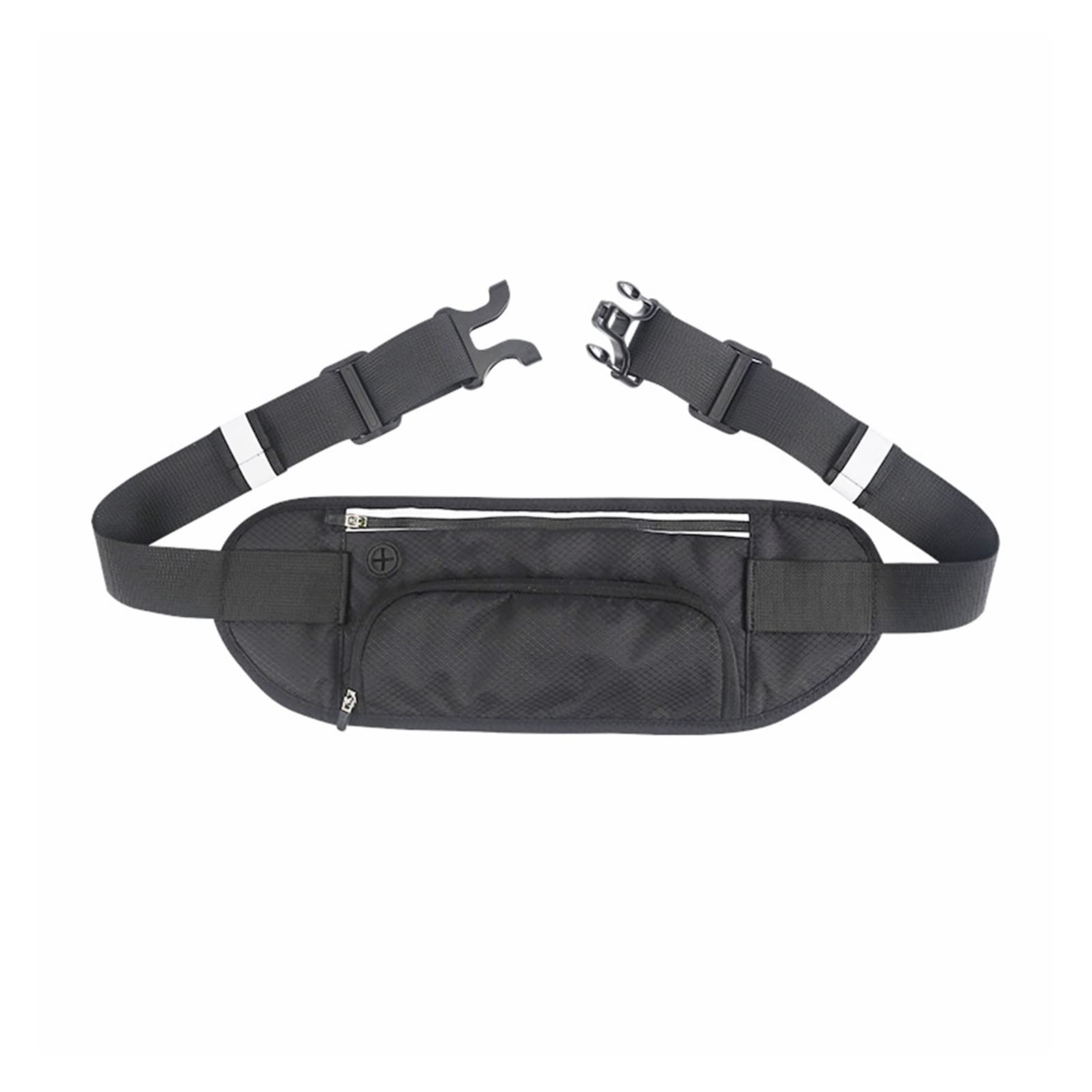 Frauen Sport Run Gürtelbeutel im Freien atmungsaktive wasserdichte Telefon Kessel Aufbewahrungsbeutel Männer reflektierende Tailentasche Reise Fanny Pack (Color : A Black)