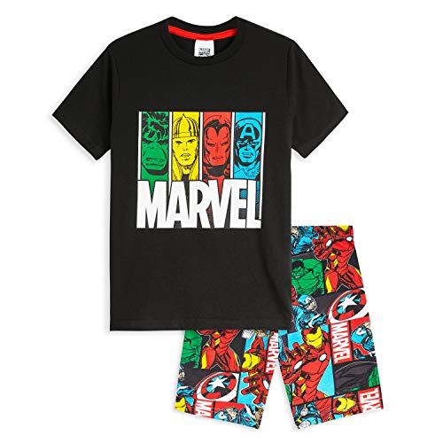 Completo Bambino Spiderman Marvel | T-Shirt E Pantaloncini Grigio-Blu - Foto 9