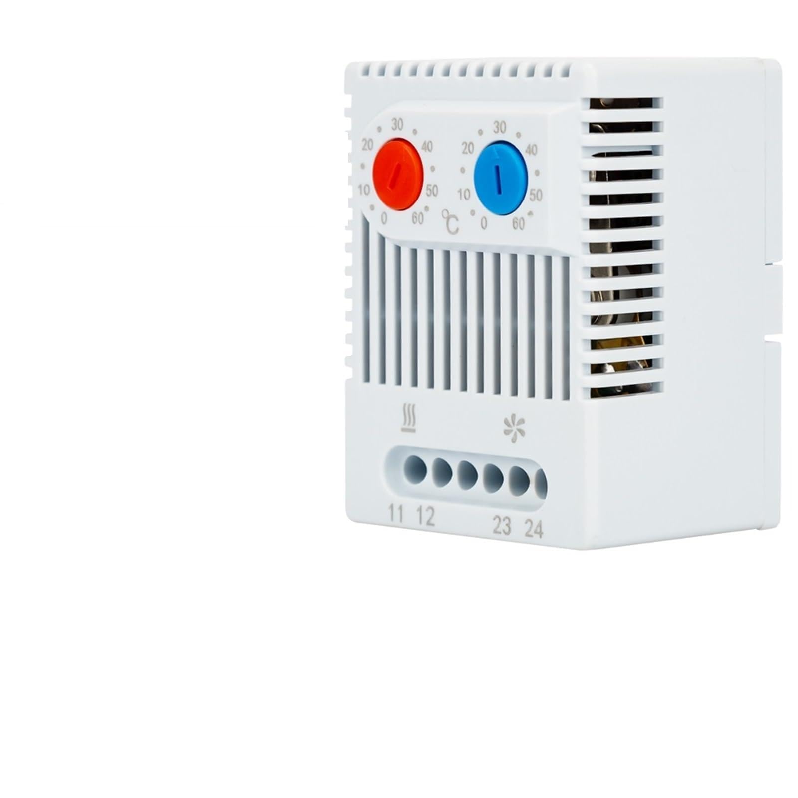 3 stücke DIN Schiene Schrank Temperatur Controller Industrie Thermostat KTO011 KTS011 0 zu 60 Grad Celsius Mechanische Temperaturregler(ZR011 heat and Cool)