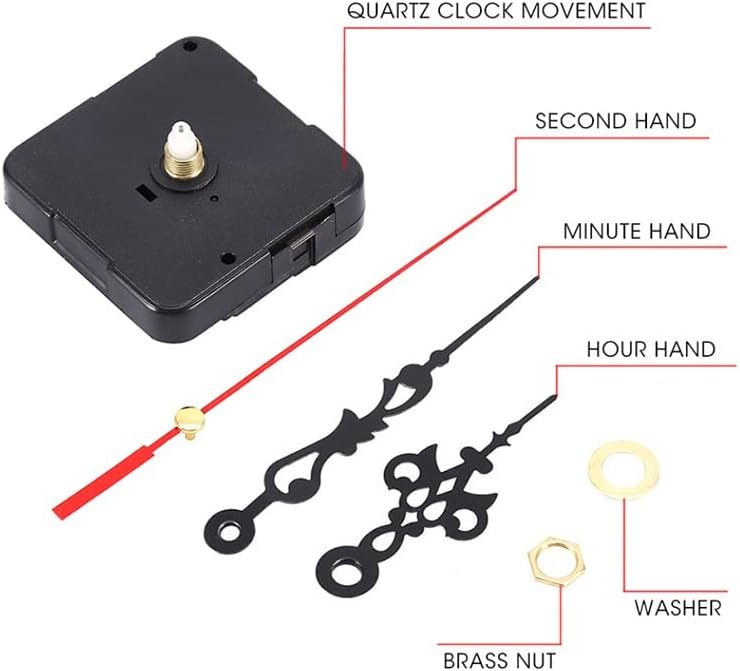 1 Set Professional Wall Clock Mechanism Clockwork Practical Quartz Wall Clock Movement Repair Parts Replacem Include Hands