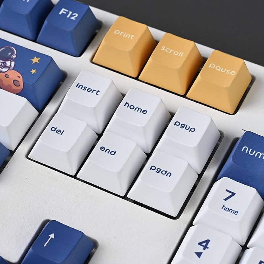 キーボード　キーキャップ　宇宙飛行士 Amazon | daixiahu キーキャップ - 宇宙飛行士テーマ、チェリー