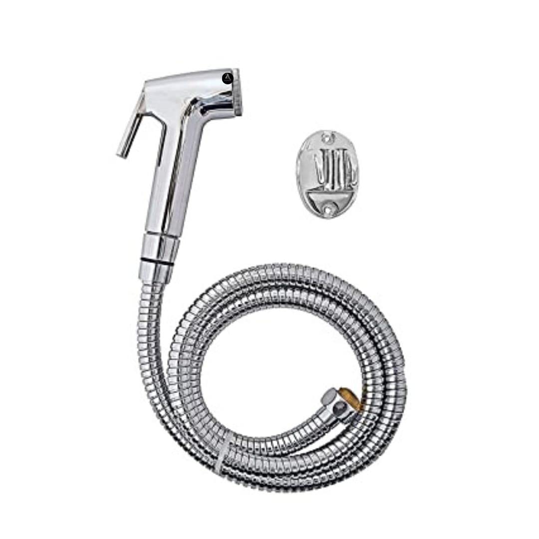 A Z Collection Stainless-Steel Unique Health Faucet 1 pcs Health Faucet Shower Toilet Jet Spray with 1Mtr Flexible Hose (Pack of 1) (B0BT13YZTB) Amazon Price History, Amazon Price Tracker