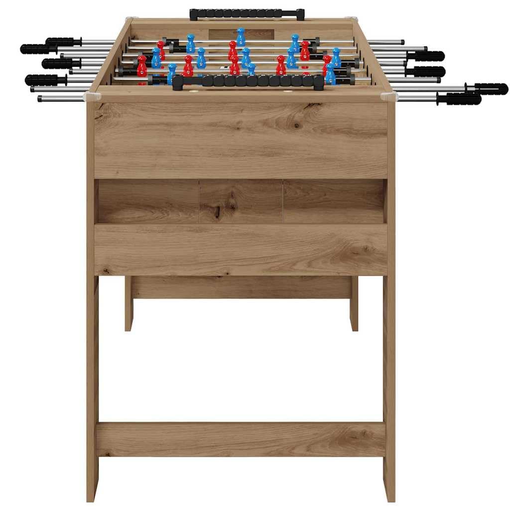 Genérico Mesa de Futbolín Roble Artesanal 125 x 60,5 x 80 cm,Deportes,Juegos de Interior,Futbolín,Mesas de futbolín-858892