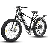 4 WORKING MODES - A powerful and cost-effective ECOTRIC mountain electric bike. 1. Pedal Assist Mode: The motor will assist you as you pedal the e-bike. Range up to 35+ miles. 2. Fully Electric Mode: Twist the throttle in any increments of powe. Rang...