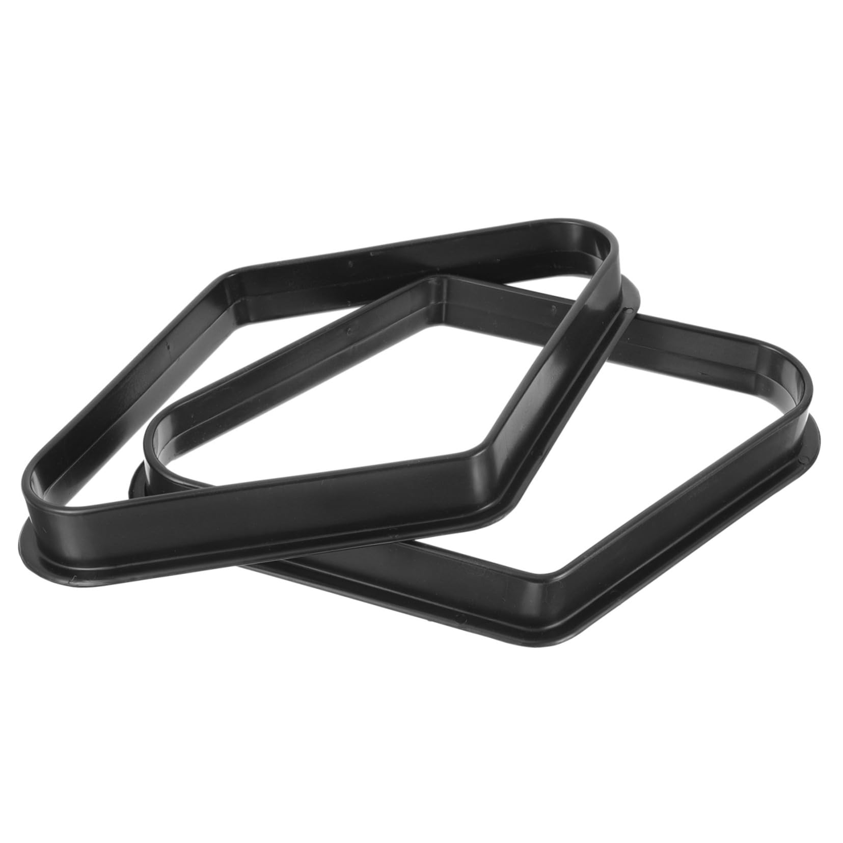 OSOLADY Billiard Triangle Rack 9 Diamond Pool Table Accessory 2pcs Billiards Storage Rack Snooker Fixing Rack Stable Decorative