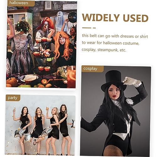 BESPORTBLE Elastic Wide Women Leather Corset Waist Belt Comfortable Renaissance Style Waistband for Dress and Shirt Fashion Accessory to Enhance Curves and Support Bust3