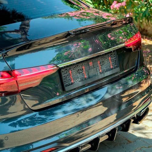 Becquet arrière Audi A4 B9 Sedan Facelift 2019-2024 en noir brillant