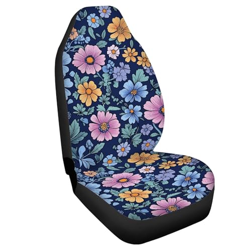 Housse de siège auto à fleurs Amzbeauty pour rafraîchir et protéger l'habitacle avant