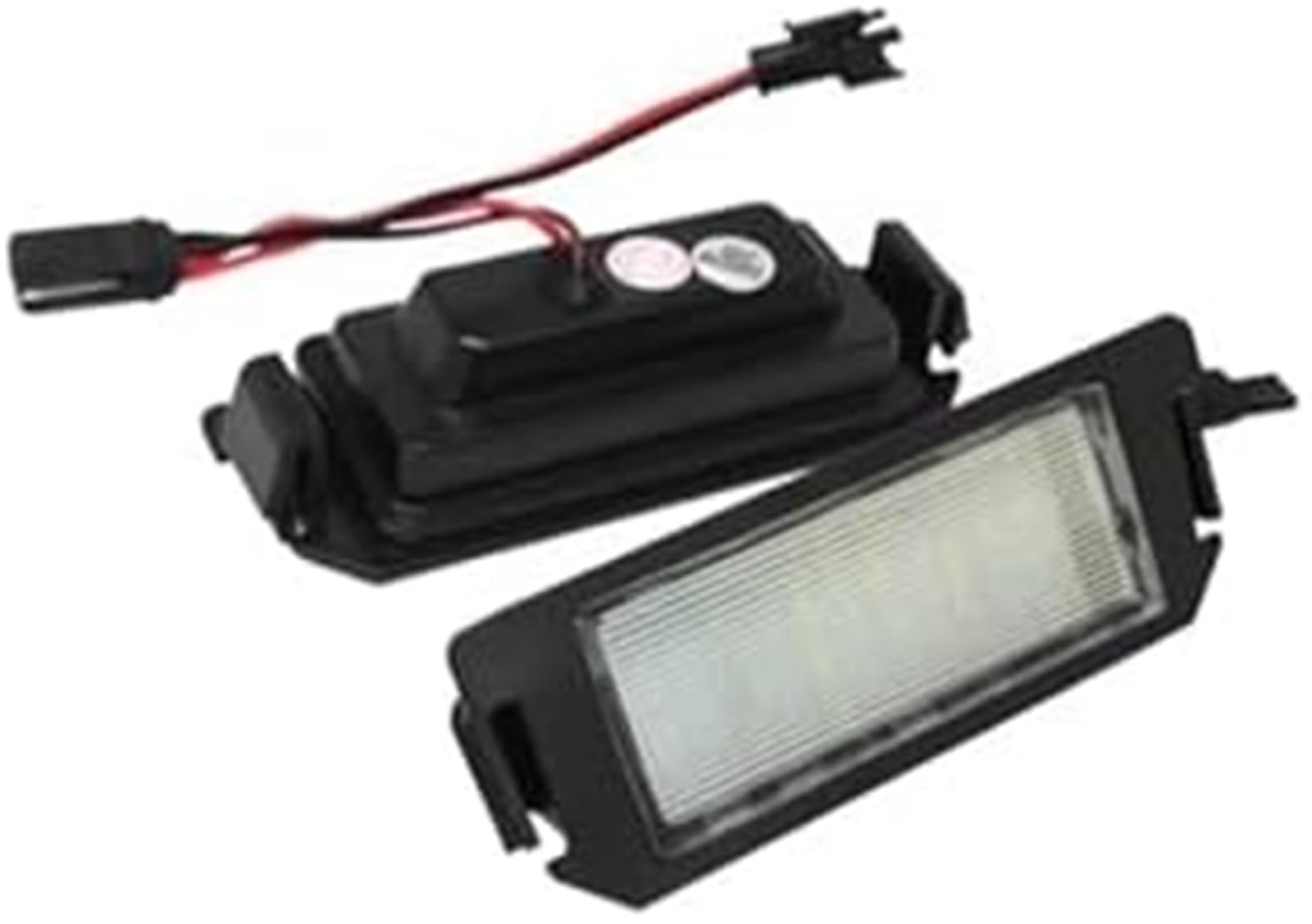 Lampa rejestracyjna pojazdu Lampka tablicy rejestracyjnej, dla Kia Rio Soul Picanto Lampy oświetlenia 2 szt. Led