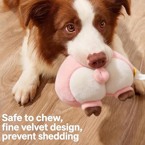 Jouet couineur pour chien contre l'ennui peluche sonore interactive - 5